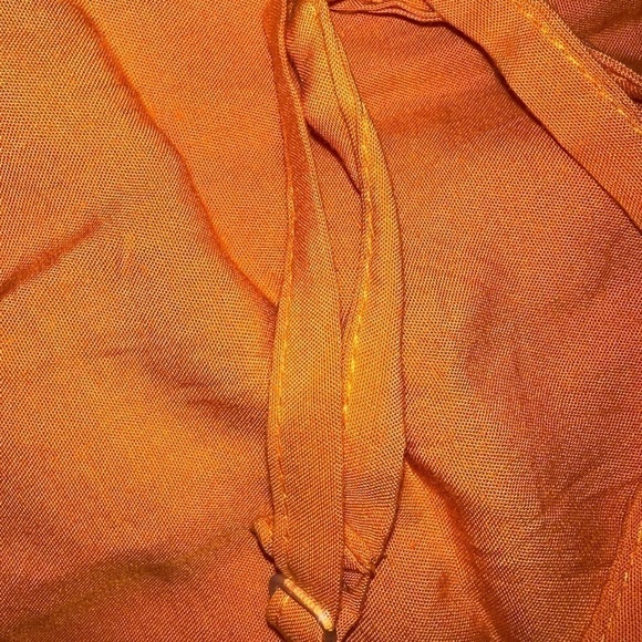 TIERED orange sundress, S - Picture 4 of 8